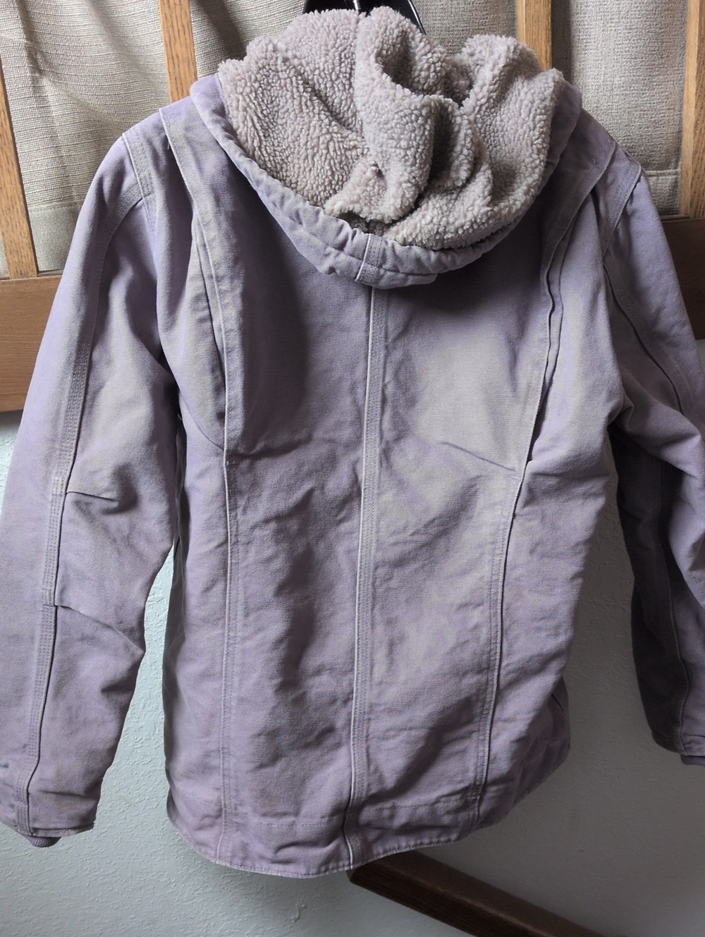 ✨ Vintage Lavender Carhartt Jacket WJ141 Size M - Picture 8 of 12